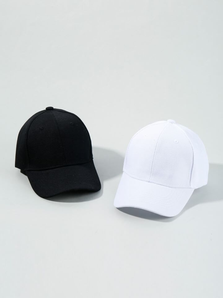 2pcs solid baseball cap 2pcs solid baseball cap